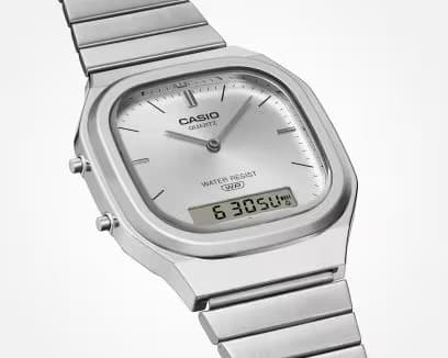Casio Vintage Gold Dial AQ240E-7A