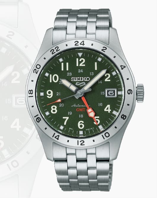 Seiko 5 Sports Field Automatic GMT Geen Dial HDB001K1